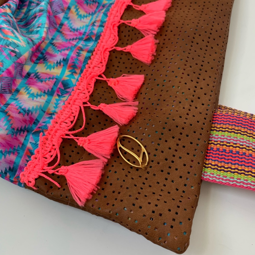 Leonisa | Tassel Drawstring Backpack - Picture 2 of 11